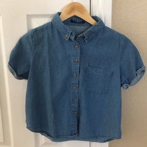 Brandy Melville Denim Top